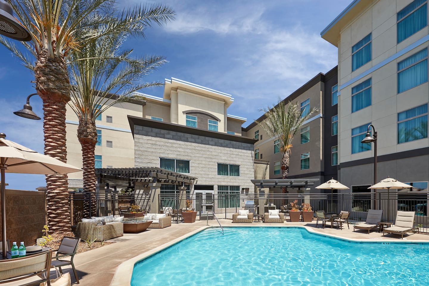 Year-round outdoor pool at Homewood Suites by Hilton Los Angeles Redondo Beach